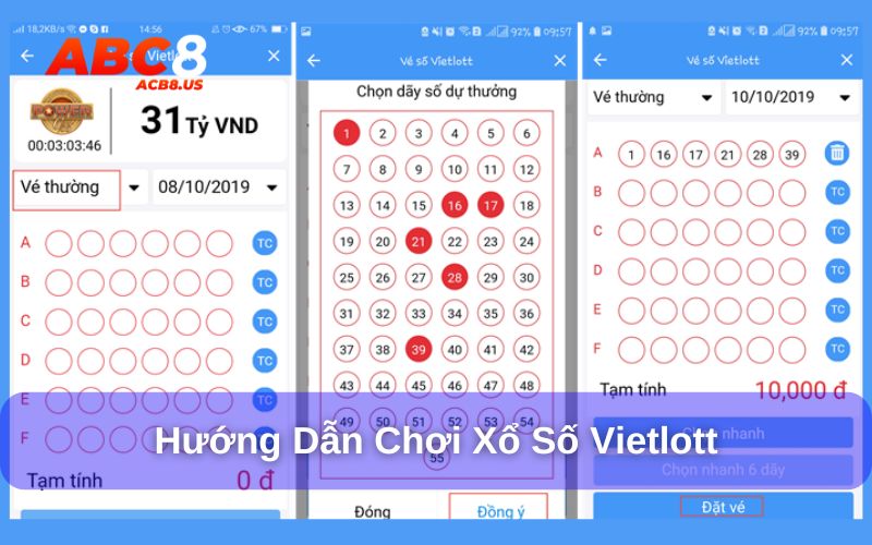 Hướng dẫn chọn số và chơi xổ số Vietlott
