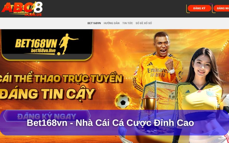 Điểm Danh Top 5 Nhà Cái Uy Tín & Hướng Dẫn Nạp/Rút Tiền Bet168vn là nhà cái cá cược trực tuyến hàng đầu tại Việt Nam