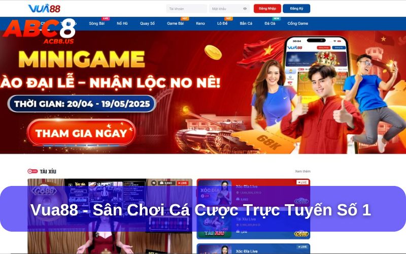 Điểm Danh Top 5 Nhà Cái Uy Tín & Hướng Dẫn Nạp/Rút Tiền Vua88 là một nhà cái trực tuyến hàng đầu Việt Nam