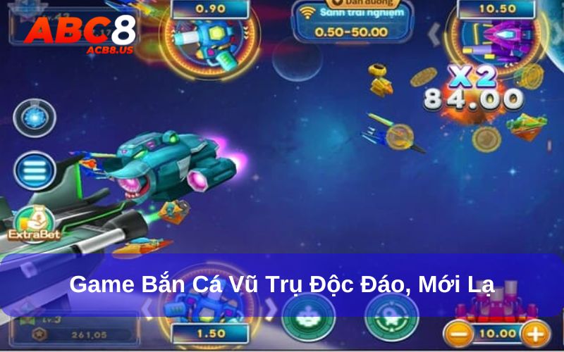 Bắn cá vũ trụ với giao diện mới lạ, đặc sắc