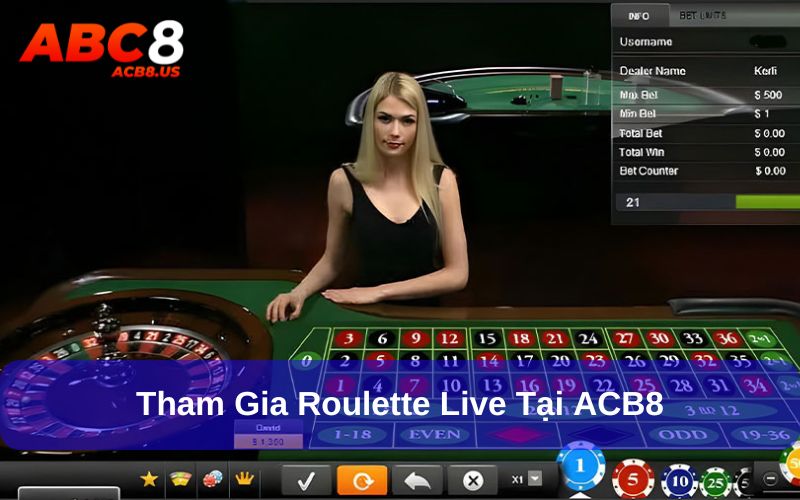 Chơi Roulette tại nhà cái đình đám ACB8